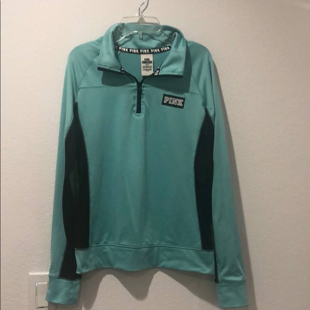 Victoria Secret Pink workout quarter-zip jacket